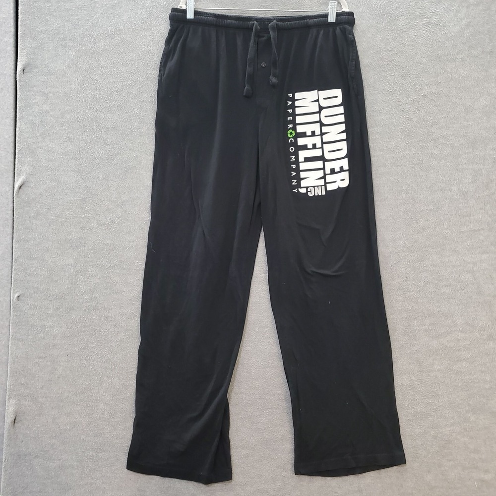 The Office‎ Men Sleepwear 2XL Black Pajama Pants Dunder Mifflin TV Show